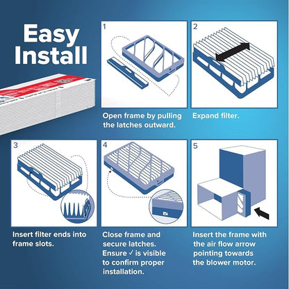 Filtrete 20x25x4 Refillable Air Filter replacement, MPR 1000, MERV 11, Allergen - Image 5