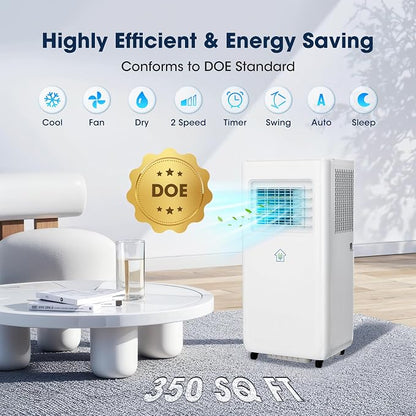 8000BTU Portable Air Conditioners Smart AC Unit - Image 2