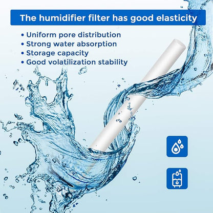 40 Pieces Humidifier Filter Cotton Refill Travel Mini Humidifier Filters Sticks - Image 2
