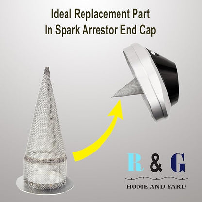 1 PC-Cone-Type Stainless Steel Spark Arrestor Screen 1.625” - Image 8