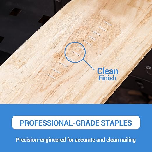 meite T-50 Heavy Duty Staples, 3/8 Inch Galvanized T-50 Staples - Image 6