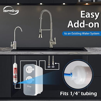 iSpring FA15 Alkaline Inline Water Filter Cartridge, 10” x 2” - Image 6