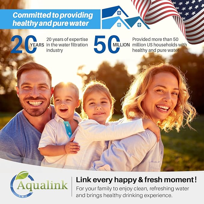 AQUALINK PPL10BB 10" x 4.5" Whole House Pleated Sediment Filter - Image 7