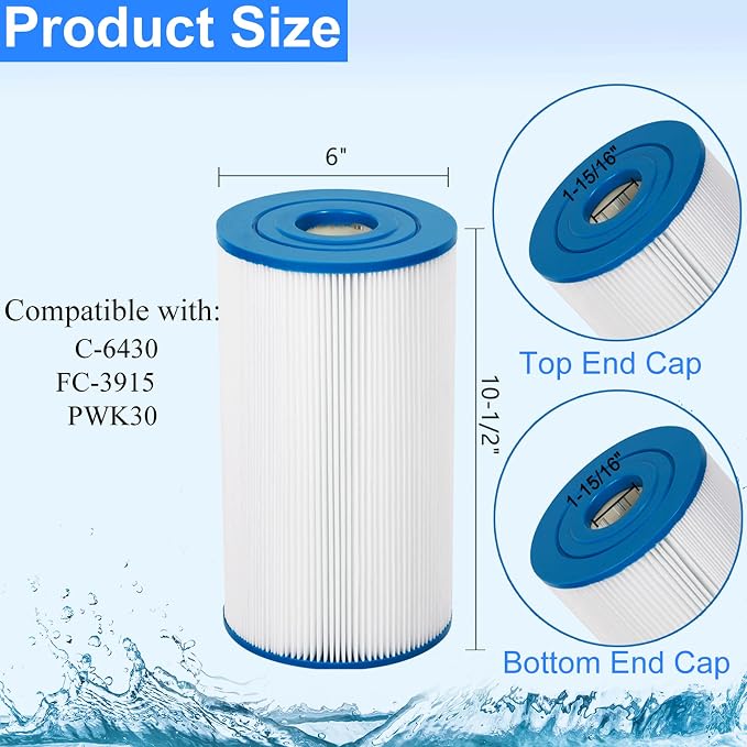 HANXER® PWK30 Spa Filter Cartridge Replaces - Image 2