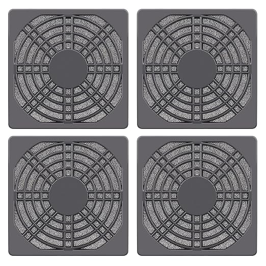 Wathai 80MM PC Fan Dust Filter Cover Computer Mess 4 Pack by Wathai