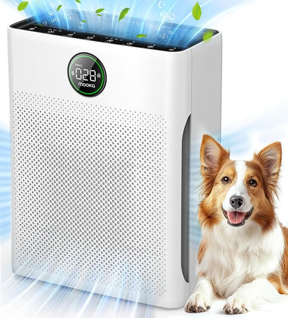 2 Pack MOOKA PR1 Pet Mode Genuine Air Purifier Replacement Filter, H13 True - Image 3
