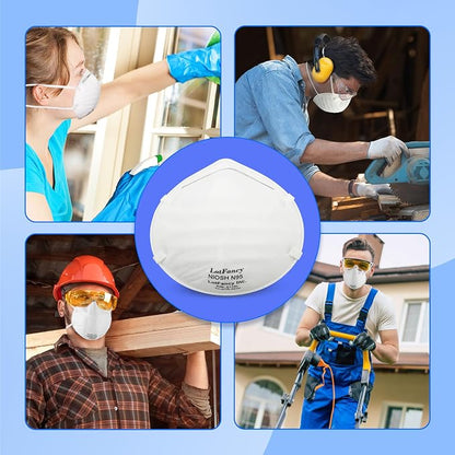 NIOSH N95 Mask, Disposable Face Mask, Against Dust, Air Pollution, Safety Mask - Image 8