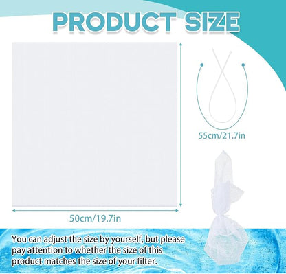 2 Sets 19.7 x 19.7 Inch Swamp Cooler Pump Swamp Cooler Filter Mesh Pump Basket - Image 2
