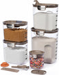 ProKeeper+ Airtight Food Storage Container Set – Clear Plastic Flour and Sugar by Unknown