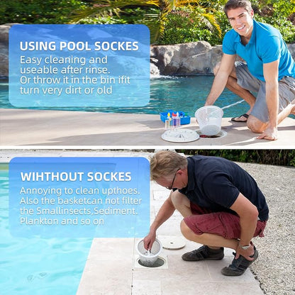 80PCS Pool Skimmer Filter Socks - Image 5