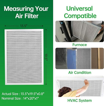 14x20x1 Air Filter Electrostatic Filter Reusable Washable HVAC AC Furnace Filter - Image 4