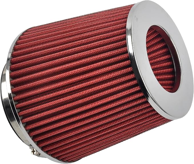 Universal Clamp On Air Intake Filter fits 3 In /3.5 In /4 In Three Different by GESEXI