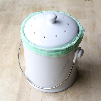 Natural Home 1-Gallon Ceramic Compost Bin - Image 2