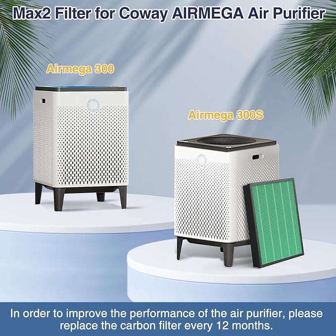 300/300S Replacement Filter for Coway AIRMEGA Max2 300/300S Air Purifie-r - Image 2