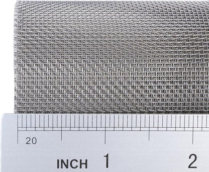 20 Mesh Stainless Steel 304 Wire Mesh Fence Screen 23.5 inches x 10 feet by Anbadum