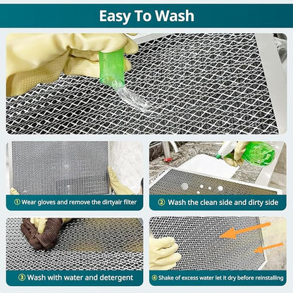 Torjim 12x12x1 MERV8 Washable & Reusable Electrostatic Air Filter - Image 6