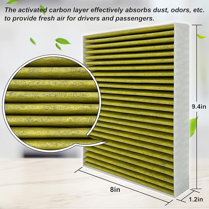 2PCS Capume Cabin Air Filter Replacement - Image 3