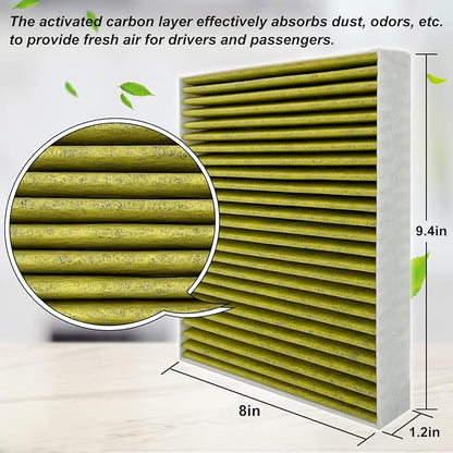 2PCS Capume Cabin Air Filter Replacement - Image 3