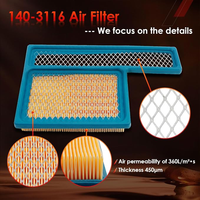 Tune Up Kit 140-3116 Air Filter, 122-0836 Oil Filter & Fuel Filter - Image 4