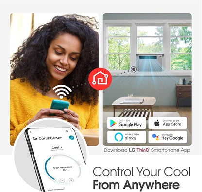 LG 14000 BTU Window Air Conditioner Energy Saving Dual Inverter Remote Control - Image 4