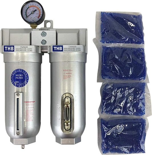 3/4" COMPRESSED AIR DESICCANT AIR DRYER/COALESCING FILTER by Unknown