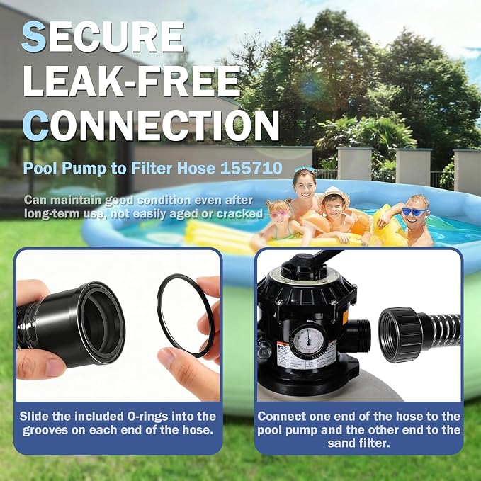 155710 Pool Pump to Filter Hose Assembly - Image 6