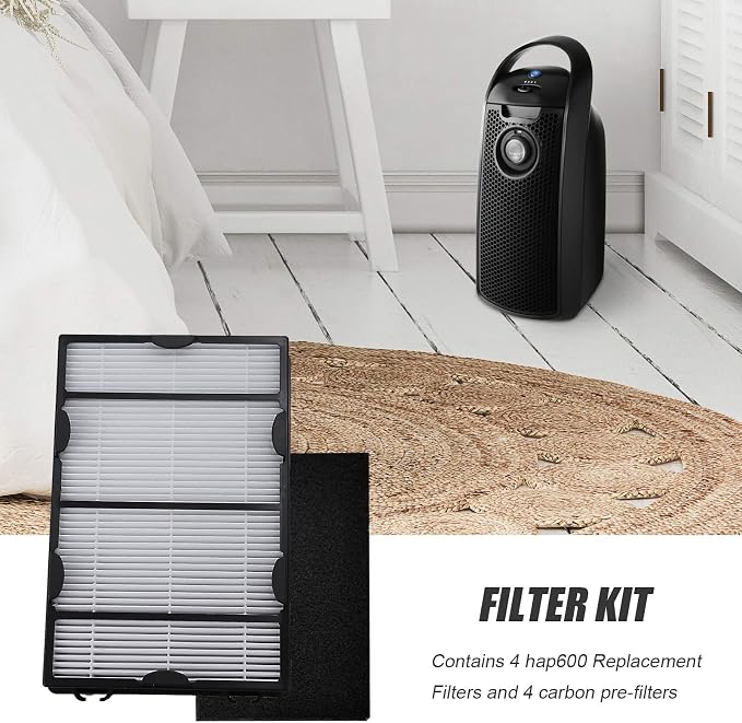 4Pcs HAPF600 HEPA Replacement Filters Kit Replacement - Image 5