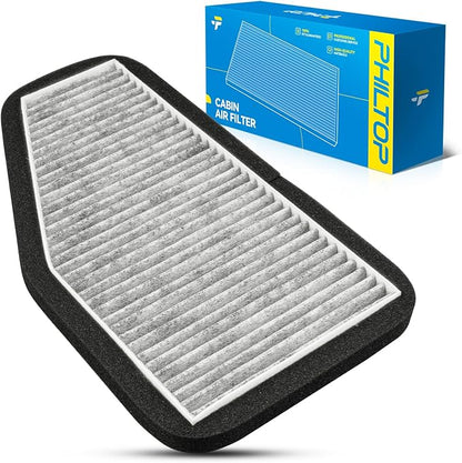 PHILTOP Cabin Air Filter w/Activated Carbon, Compatible by PHILTOP