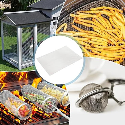 8 Pack 6×8 Inch Wire Mesh Screen, 20 Mesh Stainless Steel Mesh, Durable and - Image 5