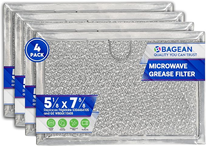 Microwave Filter Replacement 5.12” x 7.64” Fits Frigidaire 5304464105 by Bagean