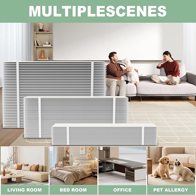 （1 Pack）401 Filter Replacement Compatible with AprilAire 2400, Space-Gard 2400 Whole-House Air Purifier, MERV-10 Furnace Filter, 16x25x6 Air Filter