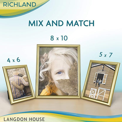 Langdon House 8x10 Picture Frames Set Distinguished Edging - Image 5