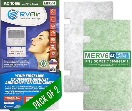 AC Filter - Air Conditioner Replacement Filters - RV Air Cleaner - Camper by RVAair