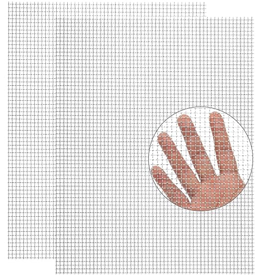 Valchoose Upgraded 2Pack Mesh Screen Crimped 304, 5 Mesh 11 X 14.2 inch by ValchooseLLC