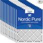 Nordic Pure 18x25x1 Pleated MERV 12 Air Filters 12 Pack by NordicPure