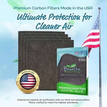 Breathe Naturally Universal Cut To Fit Carbon Activated Air Filter - Image 2