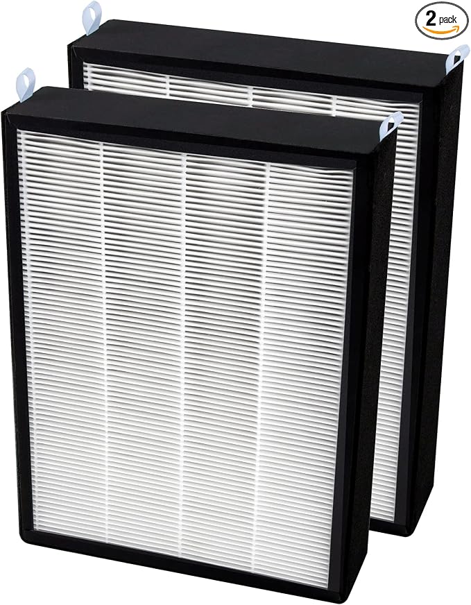 Nuwave OxyPure 2-Pack Genuine Replacement HEPA/Carbon Combo Filter, Removes by NuWave