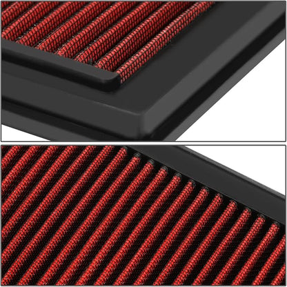 DNA Motoring AFPN-096-RD Clean Air Washable Drop In Panel Air Filter Fit 2.5L - Image 3