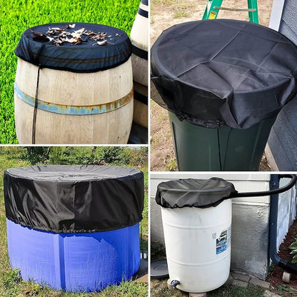 Mesh Cover for Rain Barrel, Leaves and Debris - Image 7