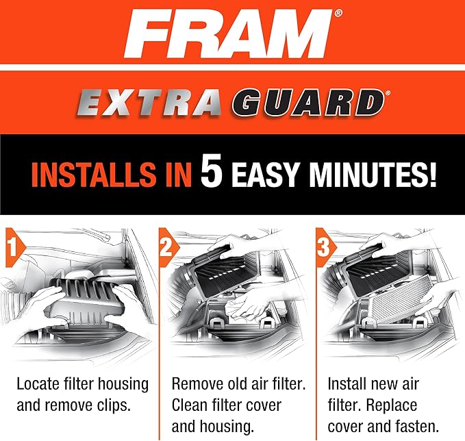 FRAM Extra Guard CA11050 Replacement Engine Air Filter - Image 7