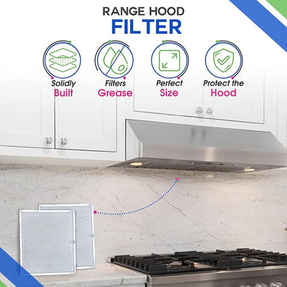Bagean Stove Hood Vent Filters 9.9" x 11.7" 97007894 Compatible - Image 2