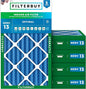Filterbuy 16x30x4 Air Filter MERV 13 Optimal Smoke & Allergy Defense, by Filterbuy