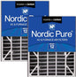 Nordic Pure 20x25x5 Air Bear Air Filter Replacement MERV 12 Pleated + Carbon 2 by NordicPure