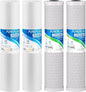 PUREPLUS 5 Micron 20"x4.5" Whole House Water Filter Cartridge Combo Kit by PUREPLUS