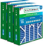 Filterbuy 20x25x6 Air Filter MERV 13 Optimal Smoke & Allergy Defense, Pleated by Filterbuy