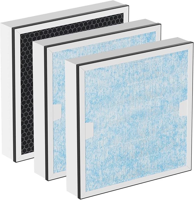 Carmerny HEPA & Activated Carbon Filter Replacement Set Compatible by Carmerny