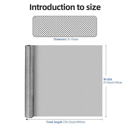 40 Mesh 304 Stainless Steel Mesh Screen, Rust Free Woven Wire Mesh, Metal Mesh - Image 2