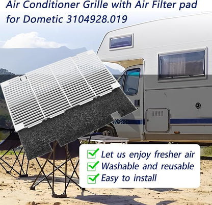 Dianrui 2 PCS RV for Dometic A/C Vent Cover Replacement, Duo-Therm Air - Image 3