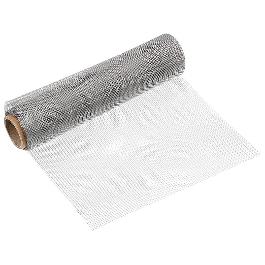 uxcell 12 Mesh 79" x 10" Woven Wire Mesh, 316 Stainless Steel Air Vent Filter by uxcell