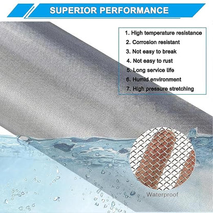 Stainless Steel Mesh Screen 10Mesh 304, 15.7" x 47.2" Metal Mesh Screen - Image 5